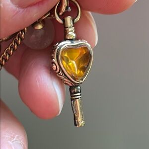 Victorian Heart fob pendant